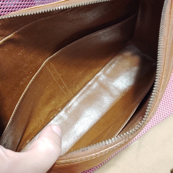 Louis Vuitton Brown and Tan Monogram Sac Shoulder Bag - Picture 8 of 9